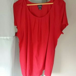 SZ XL Motherhood red blouse
